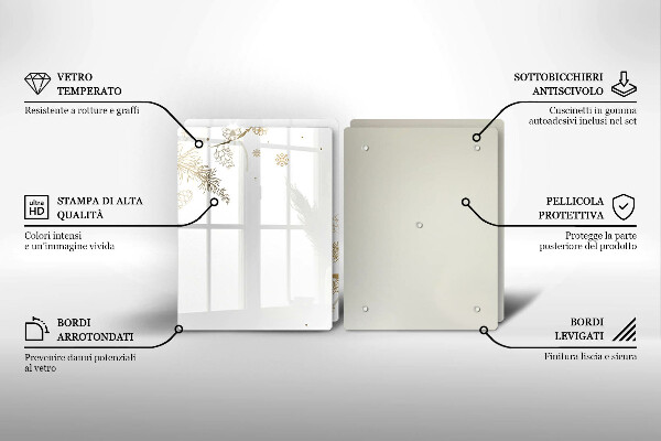 Tapa encimera Decoraciones de invierno