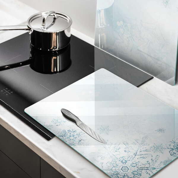 Protector pared cocina Copo de nieve