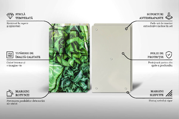 Protector pared cocina Vegetales verdes