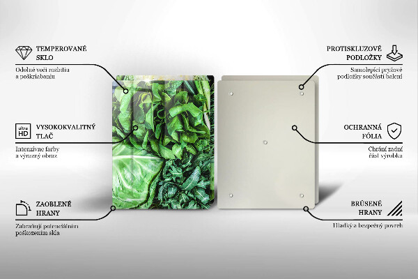 Protector pared cocina Vegetales verdes