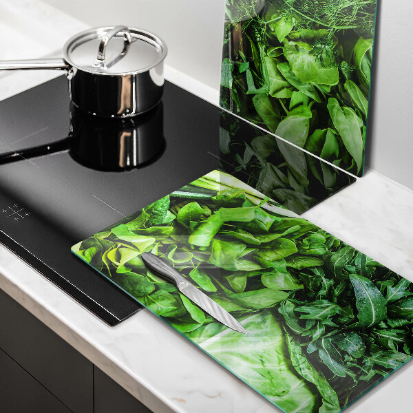 Protector pared cocina Vegetales verdes