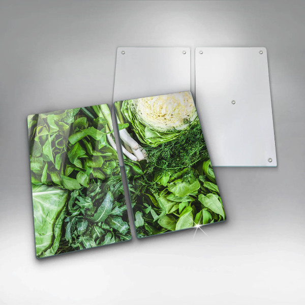 Protector pared cocina Vegetales verdes