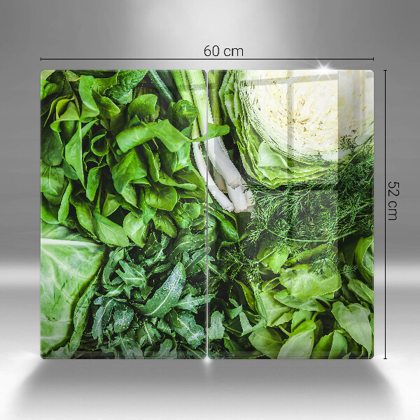 Protector pared cocina Vegetales verdes