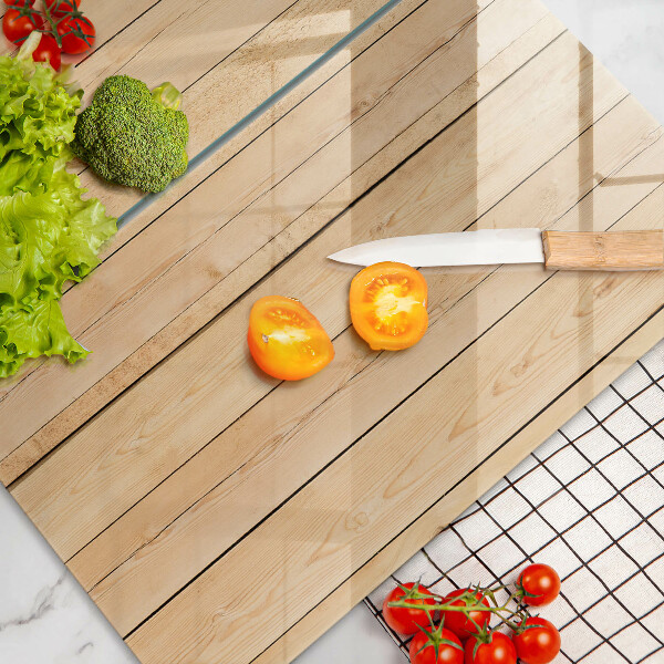 Protector pared cocina Tablas de madera delicadas