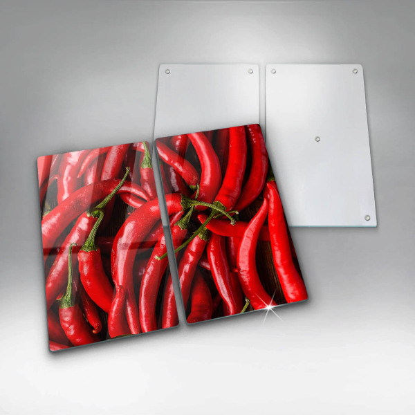 Protector pared cocina Pimientos picantes
