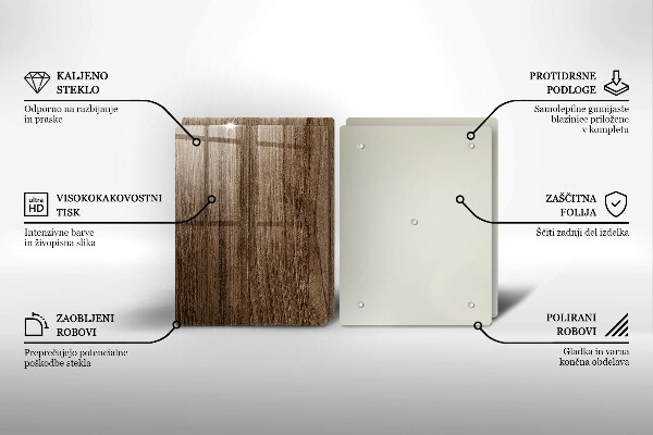 Protector pared cocina Textura de madera