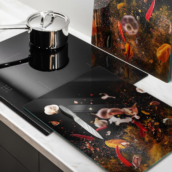 Protector pared cocina Especias picantes