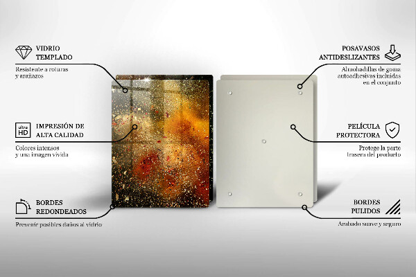 Protector pared cocina Especias coloridas