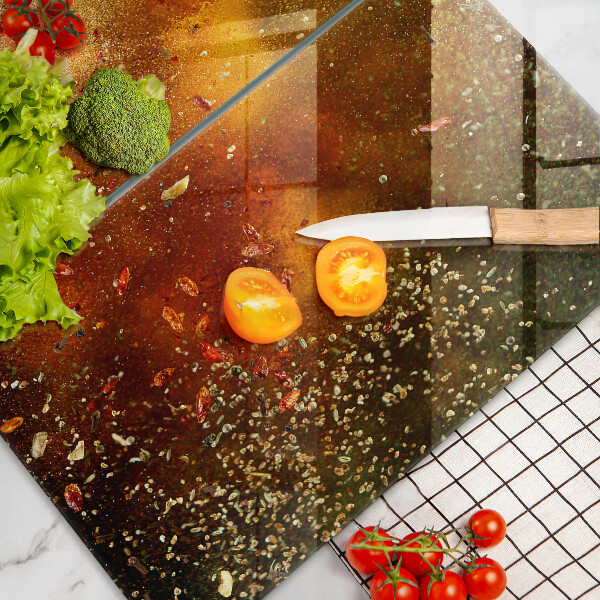 Protector pared cocina Especias coloridas