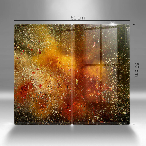 Protector pared cocina Especias coloridas