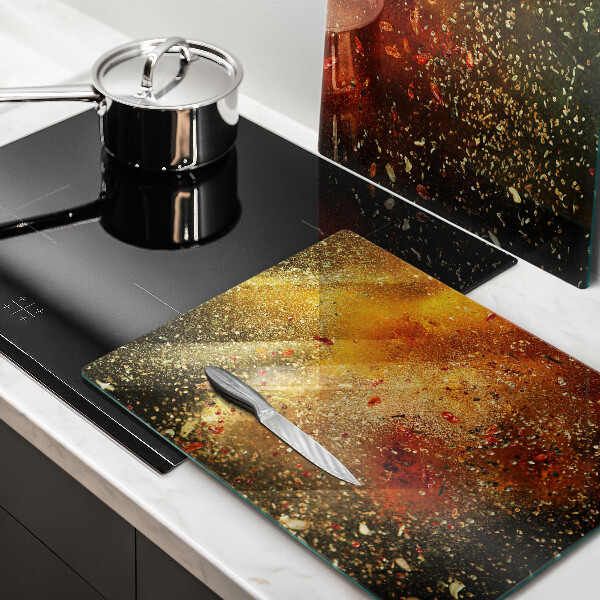 Protector pared cocina Especias coloridas