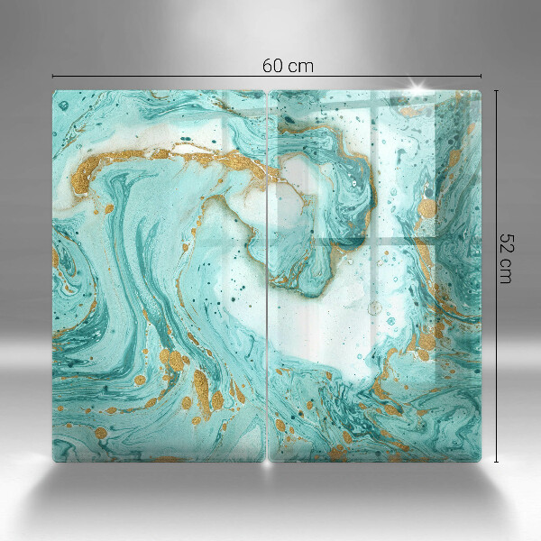 Protector pared cocina Abstracción azul