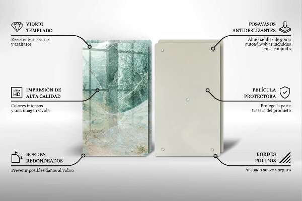 Protector pared cocina Estructura de piedra