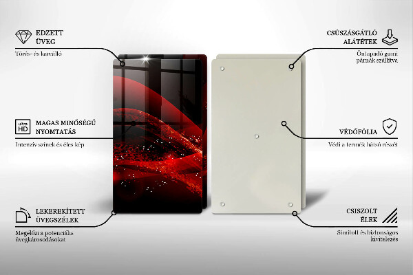 Protector pared cocina Abstracción moderna