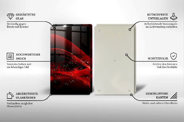 Protector pared cocina Abstracción moderna