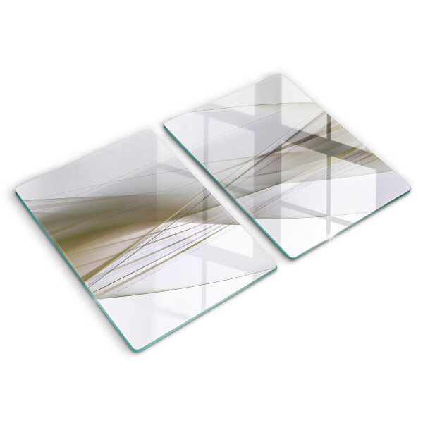 Protector pared cocina Diseño de líneas abstractas.