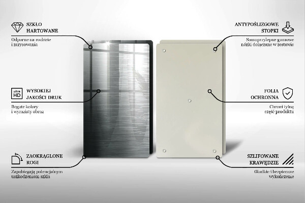 Protector pared cocina Textura metálica