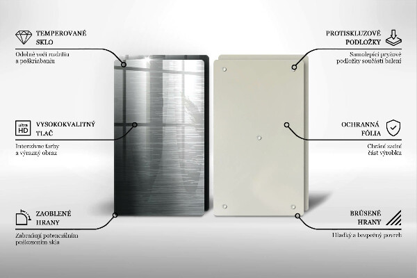 Protector pared cocina Textura metálica