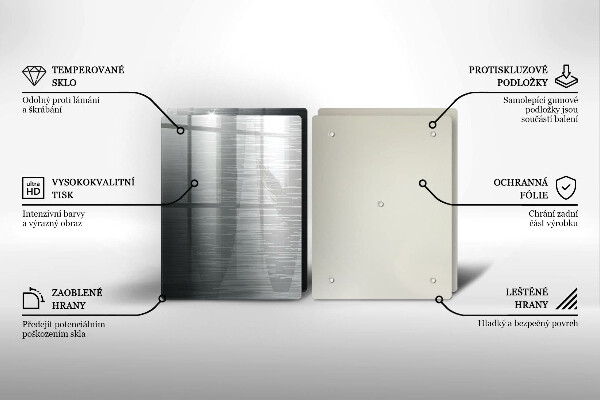Protector pared cocina Textura metálica