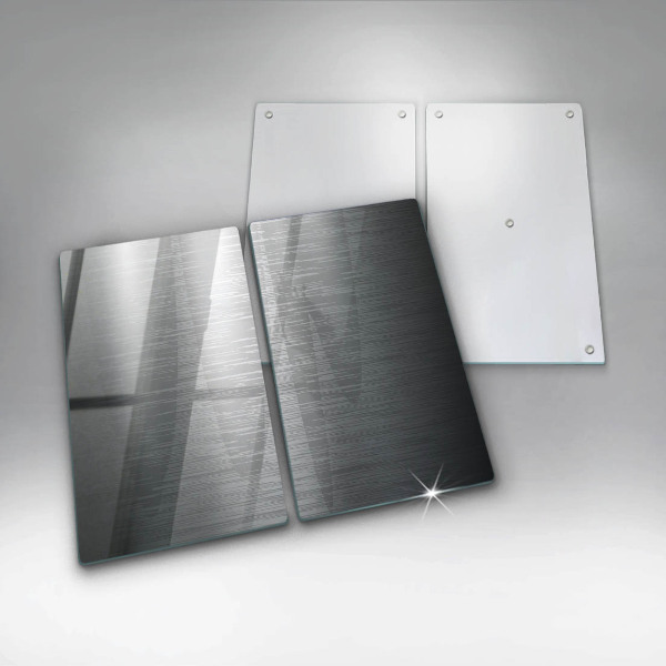 Protector pared cocina Textura metálica