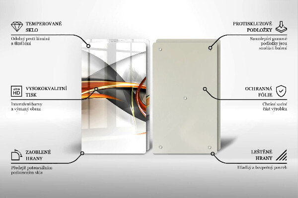 Protector pared cocina Formas modernas