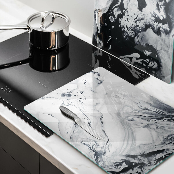 Protector pared cocina Abstracción de tinta