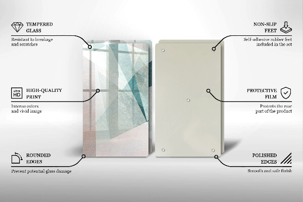 Protector pared cocina Abstracción aguda