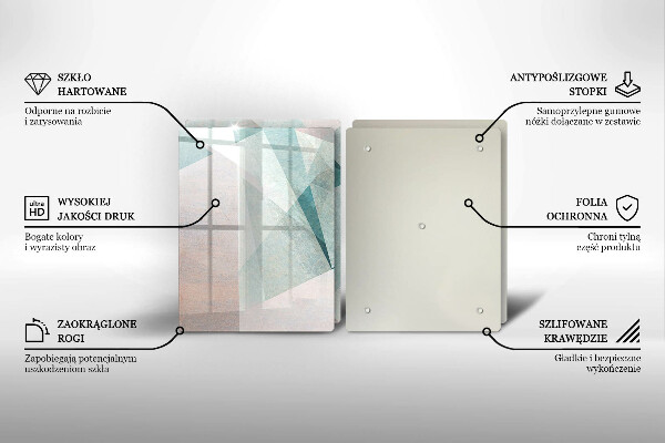 Protector pared cocina Abstracción aguda