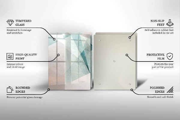 Protector pared cocina Abstracción aguda