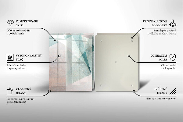 Protector pared cocina Abstracción aguda