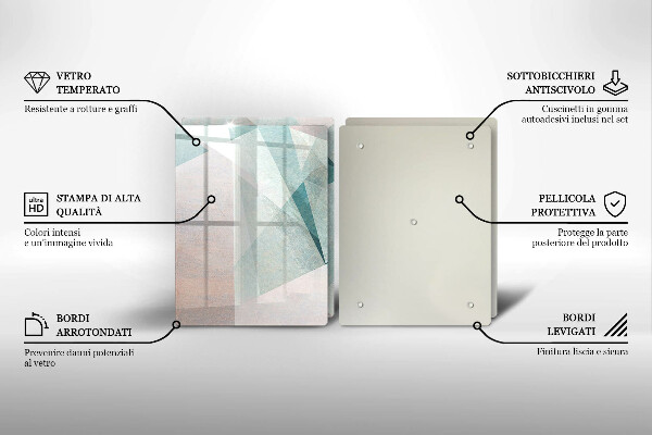 Protector pared cocina Abstracción aguda