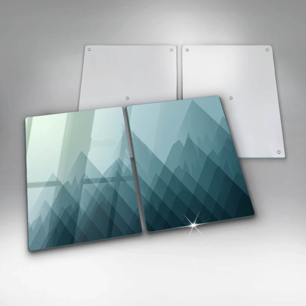 Protector pared cocina Montañas abstractas