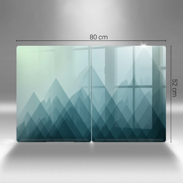 Protector pared cocina Montañas abstractas