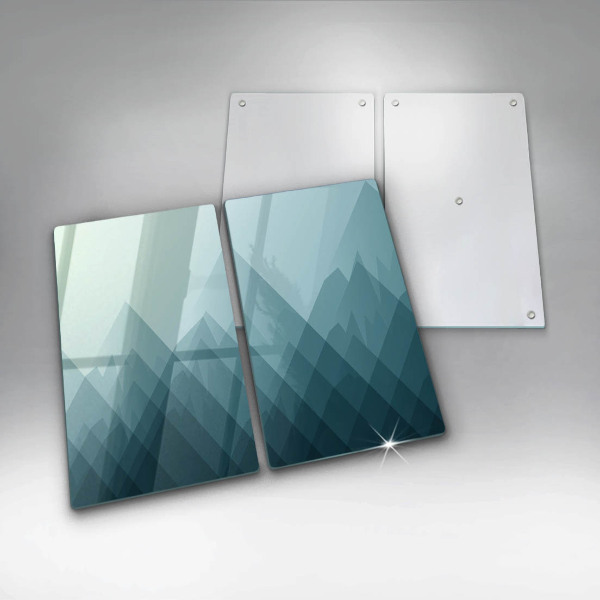 Protector pared cocina Montañas abstractas