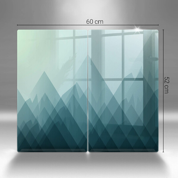 Protector pared cocina Montañas abstractas