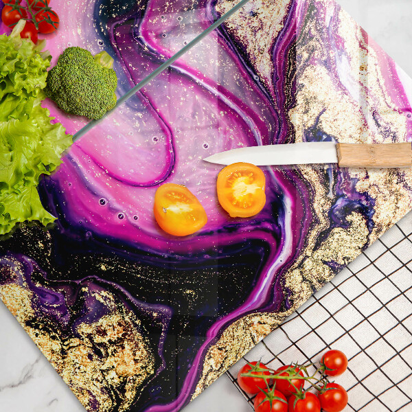 Protector pared cocina Diseño abstracto oro