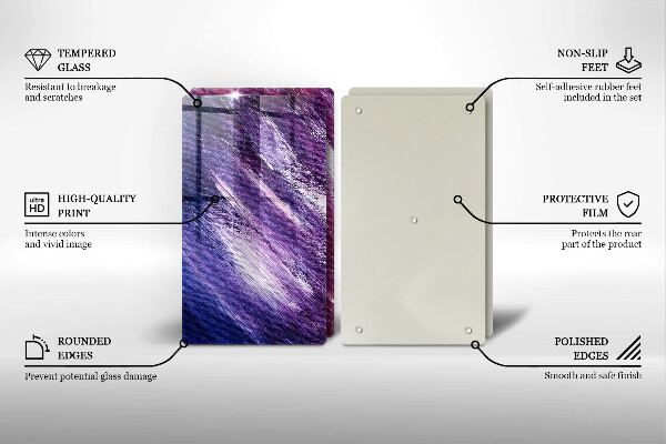 Protector pared cocina Abstracción de pintura