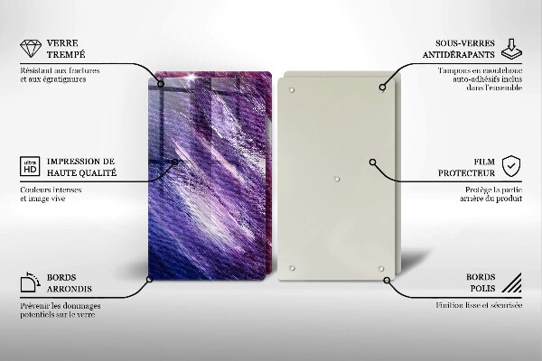 Protector pared cocina Abstracción de pintura