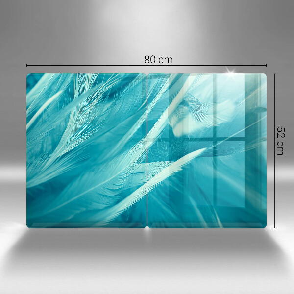 Protector pared cocina Plumas delicadas