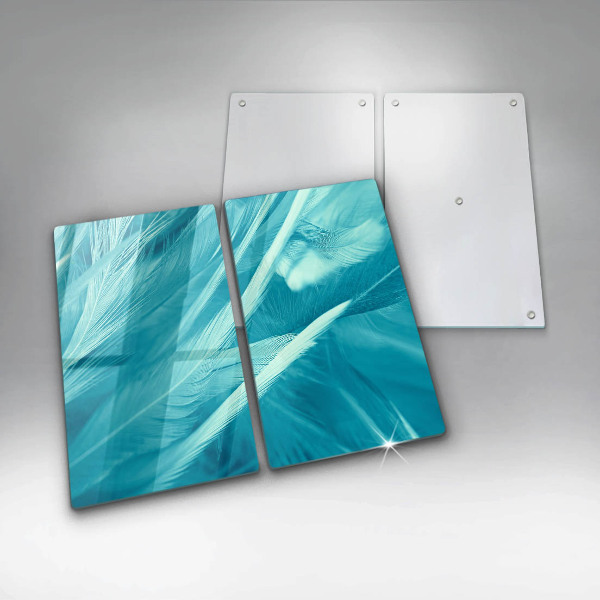 Protector pared cocina Plumas delicadas