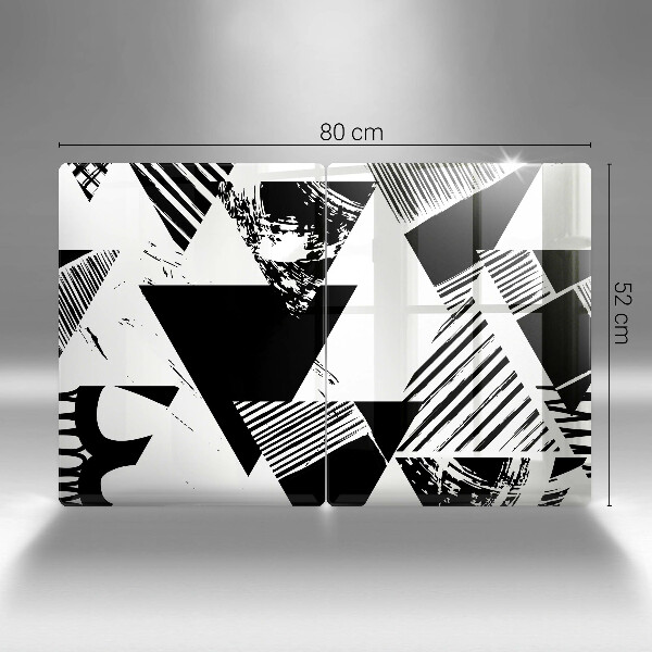 Protector pared cocina Triángulos geométricos