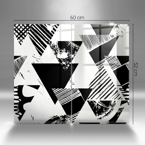 Protector pared cocina Triángulos geométricos