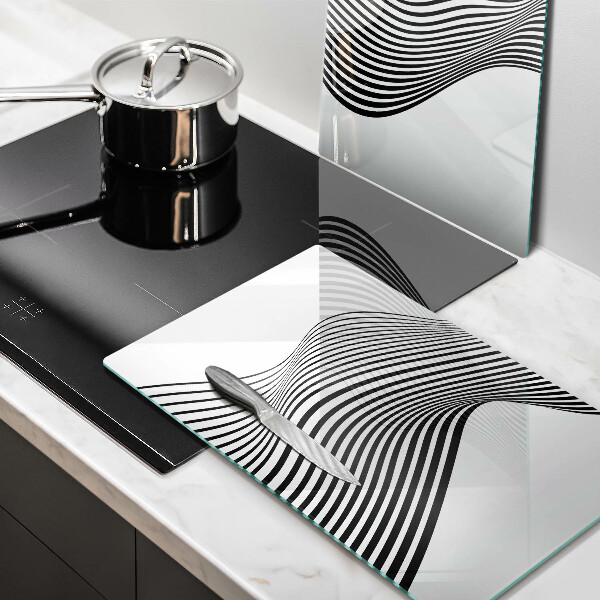 Protector pared cocina Abstracción lineal