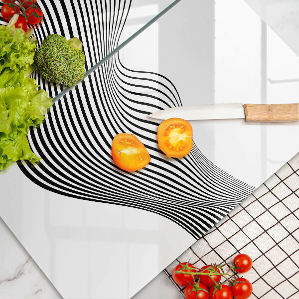 Protector pared cocina Abstracción lineal