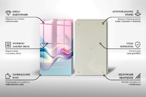 Protector pared cocina Abstracción pastel