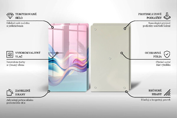 Protector pared cocina Abstracción pastel