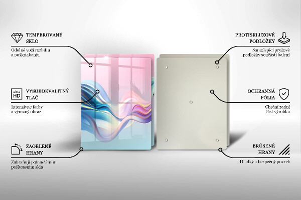 Protector pared cocina Abstracción pastel