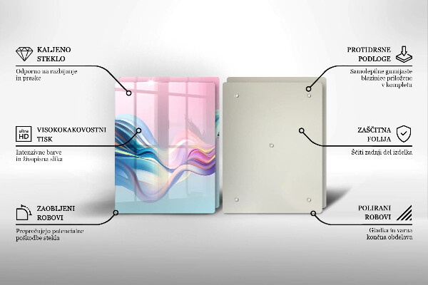 Protector pared cocina Abstracción pastel