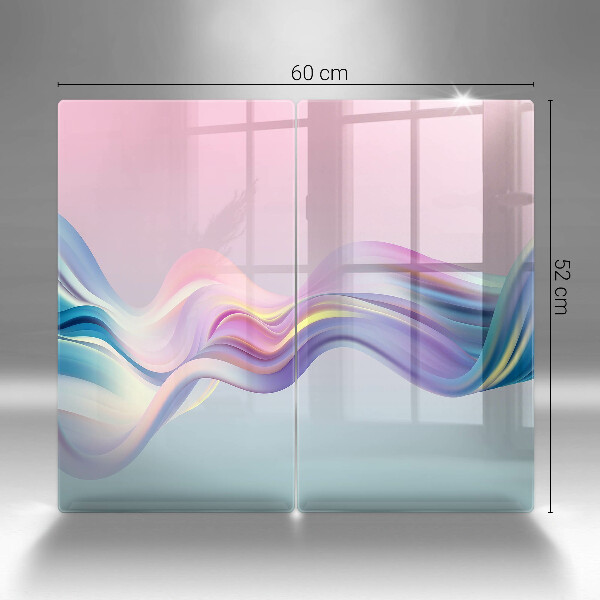 Protector pared cocina Abstracción pastel