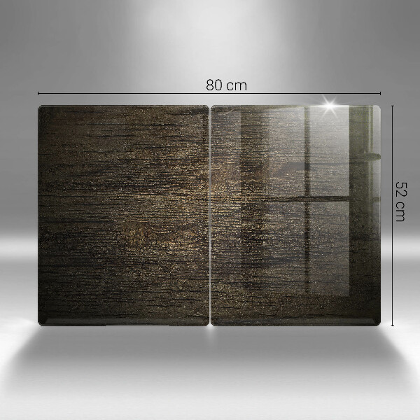 Protector pared cocina Textura de corteza de madera